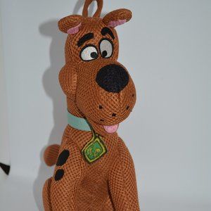 Scooby-Doo 12" Mesh Bath Sponge Water Toy Stuffed Animal Plush Hang Loop Dog